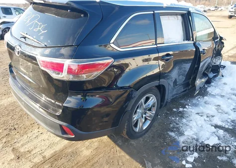 2015 Toyota Highlander Limited V6 from USA, damaged, VIN 5TDDKRFH9FS148666